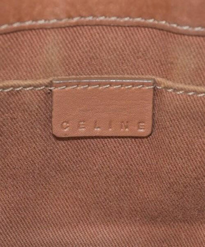 CELINE Hand Bag Tote Purse Boogie Leather Brown Authentic