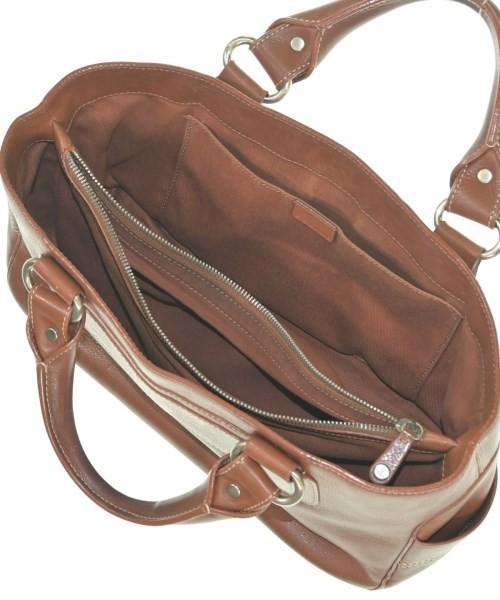 CELINE Hand Bag Tote Purse Boogie Leather Brown Authentic