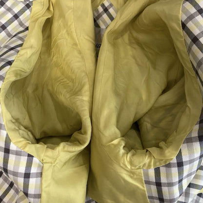 Aquascutum Trench Coat Check Asian fit S US size XS Multicolor Authentic