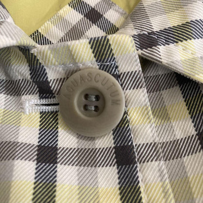 Aquascutum Trench Coat Check Asian fit S US size XS Multicolor Authentic