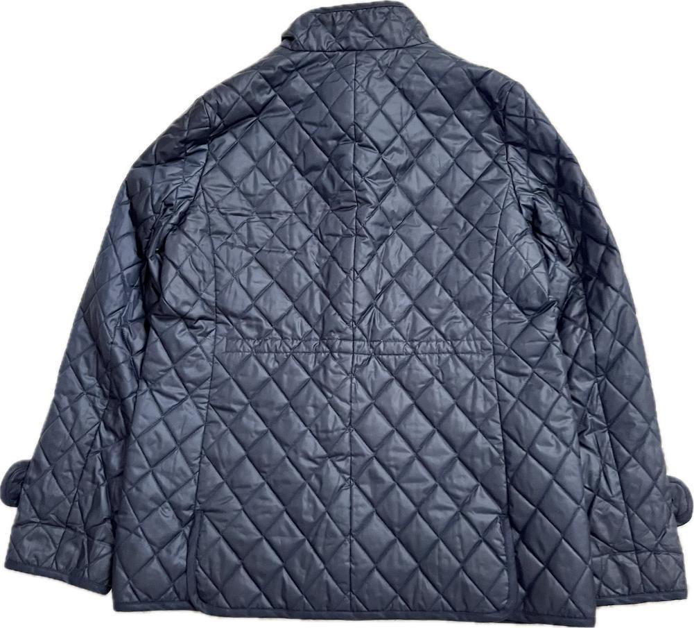 Aquascutum Short Coat Asian fit XL US size L Navy Authentic