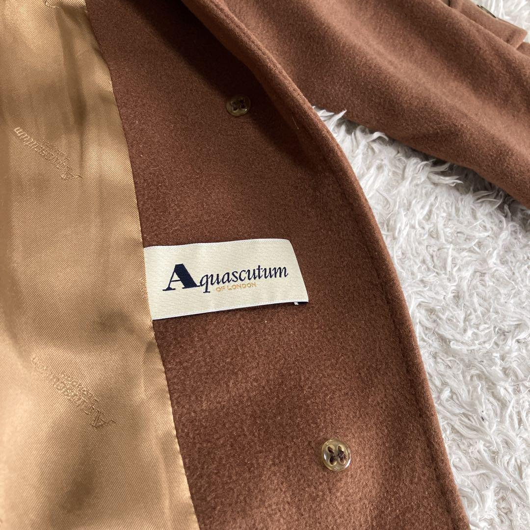 Aquascutum Long Coat Asian fit XL US size L Authentic