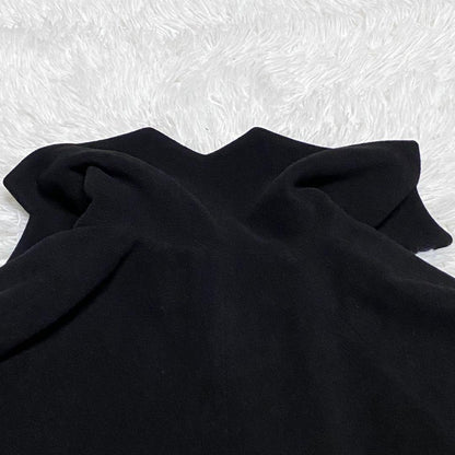 FENDI Long Coat FF Asian fit L 40 US size M Black Authentic