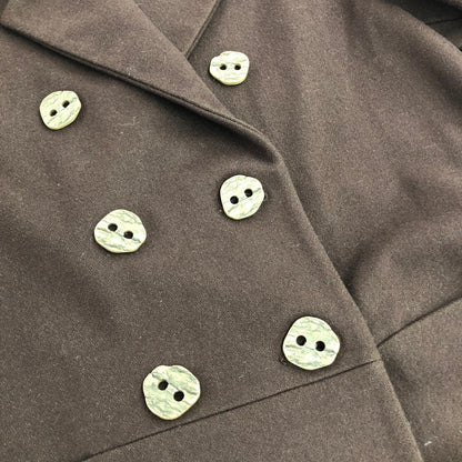 FENDI Coat Asian fit L 40 US size M Brown Authentic