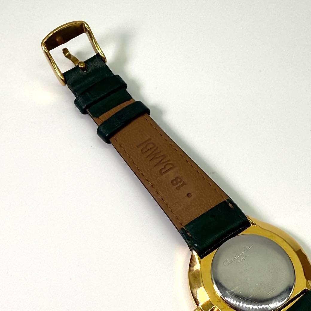 Christian Dior Quartz Watch Wristwatch Logo White Women's Authentic