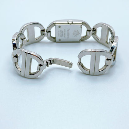 Christian Dior D78-108 Quartz Watch Wristwatch Logo Silver Women's Authentic