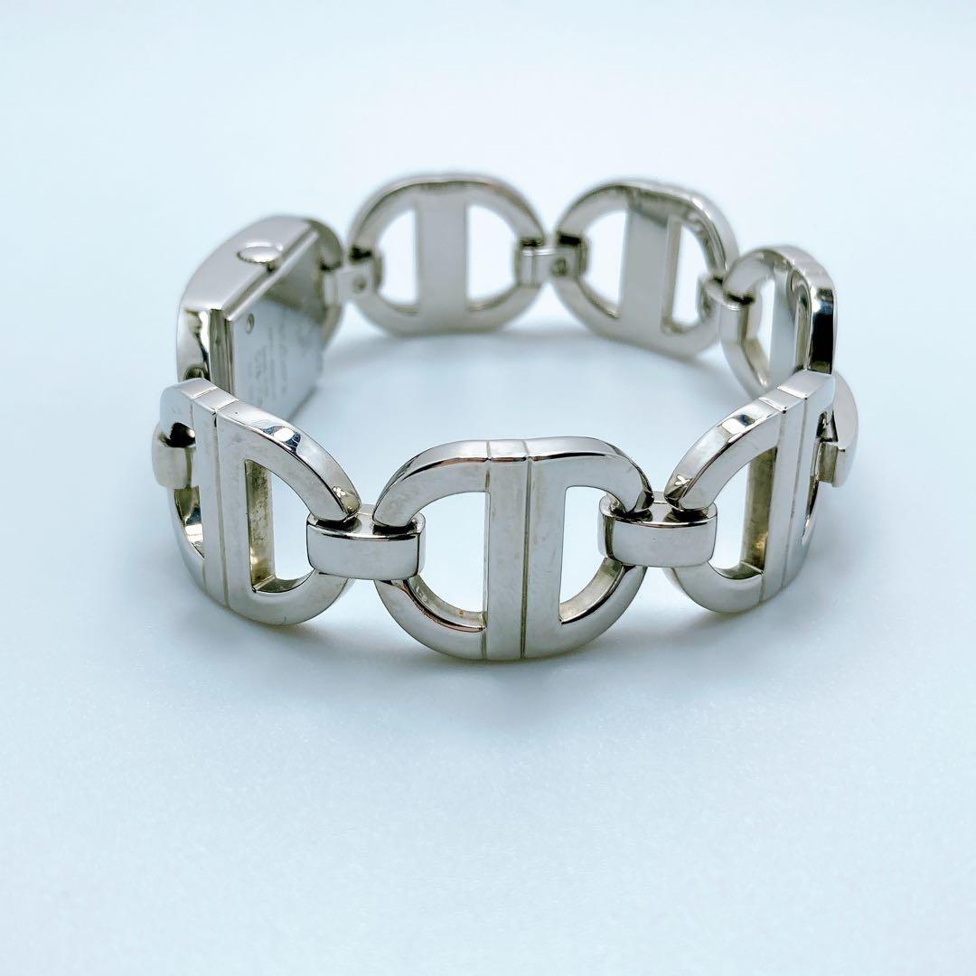 Christian Dior D78-108 Quartz Watch Wristwatch Logo Silver Women's Authentic