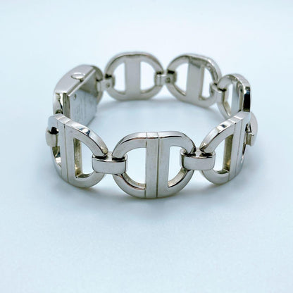 Christian Dior D78-108 Quartz Watch Wristwatch Logo Silver Women's Authentic