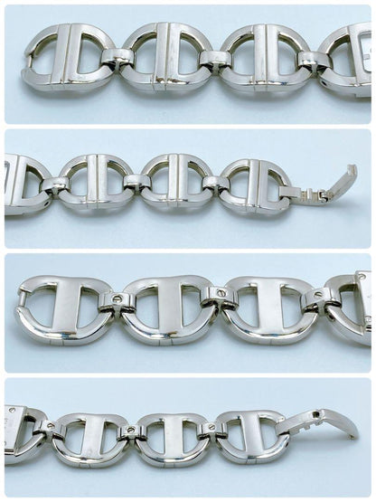 Christian Dior D78-108 Quartz Watch Wristwatch Logo Silver Women's Authentic