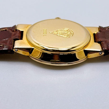 GUCCI 3300L Quartz Watch Wristwatch Gold Black Women's Authentic