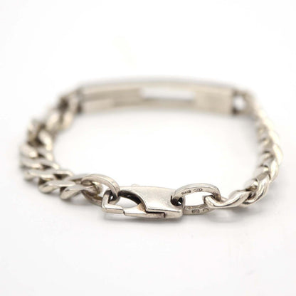 GUCCI Bracelet Bangle G Logo Silver 925 Women Accessory Authentic