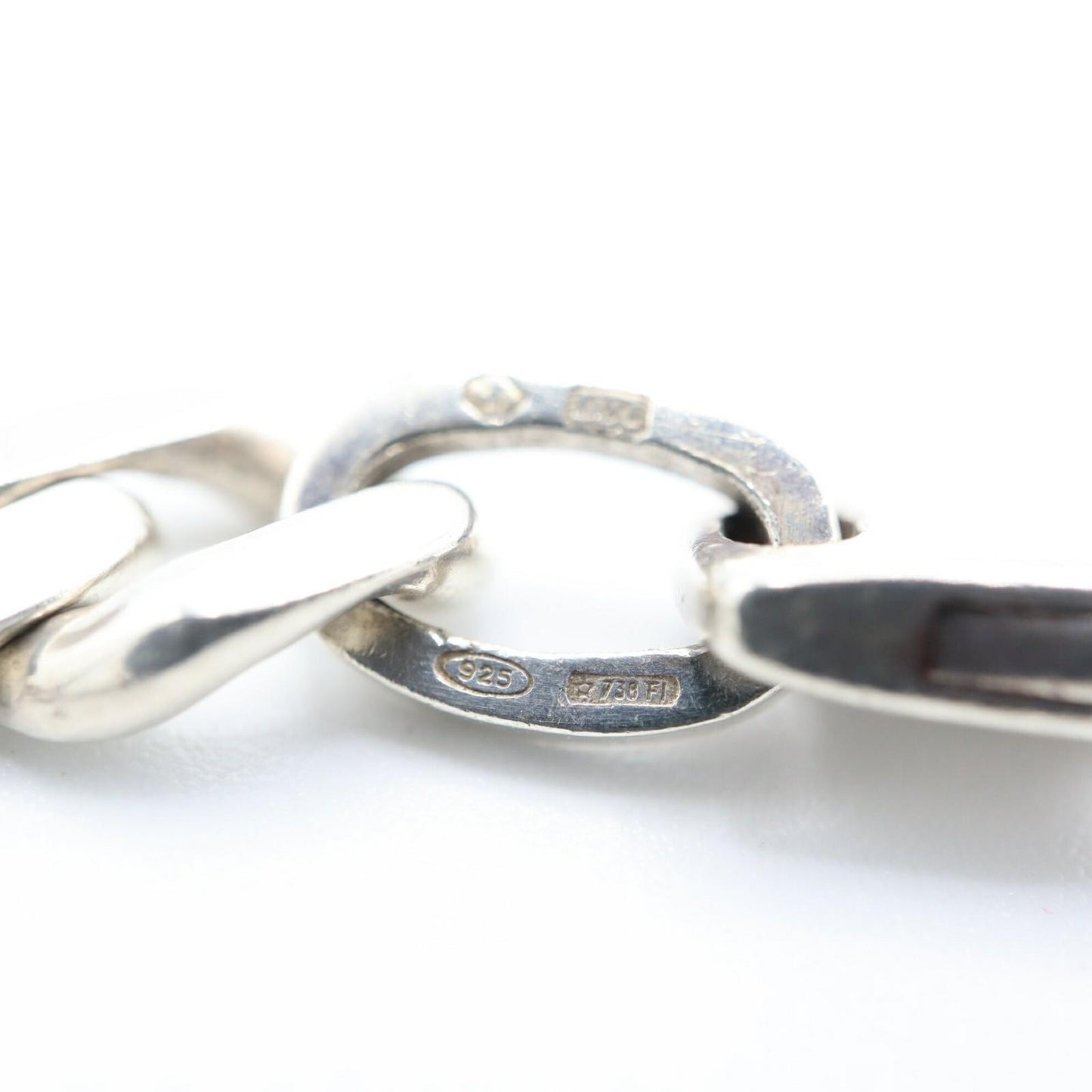 GUCCI Bracelet Bangle G Logo Silver 925 Women Accessory Authentic