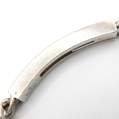 GUCCI Bracelet Bangle G Logo Silver 925 Women Accessory Authentic