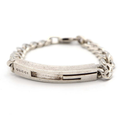 GUCCI Bracelet Bangle G Logo Silver 925 Women Accessory Authentic