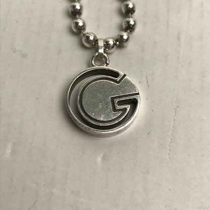 GUCCI Bracelet Bangle G Logo Silver 925 Unisex Accessory Authentic