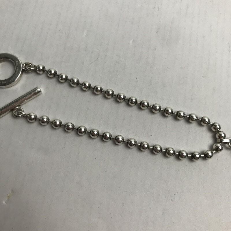 GUCCI Bracelet Bangle G Logo Silver 925 Unisex Accessory Authentic