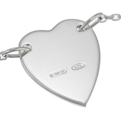 GUCCI Bracelet Bangle Heart Silver 925 Women Accessory Authentic