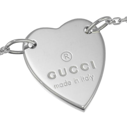 GUCCI Bracelet Bangle Heart Silver 925 Women Accessory Authentic