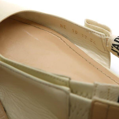 Christian Dior Flat Shoes J'ADIOR EU 34 US 4 Patent Leather White Authentic