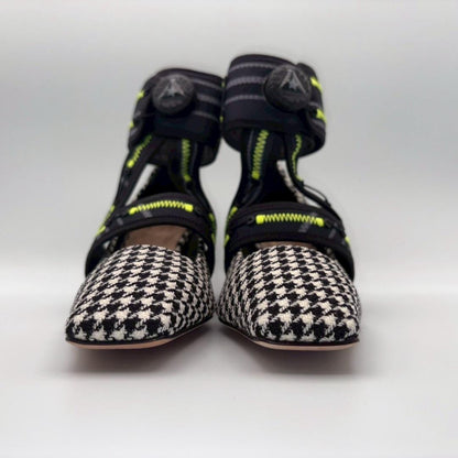 Christian Dior Shoes Pumps Heel Roger Vivier EU 36 US 6 Black White Authentic