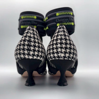 Christian Dior Shoes Pumps Heel Roger Vivier EU 36 US 6 Black White Authentic