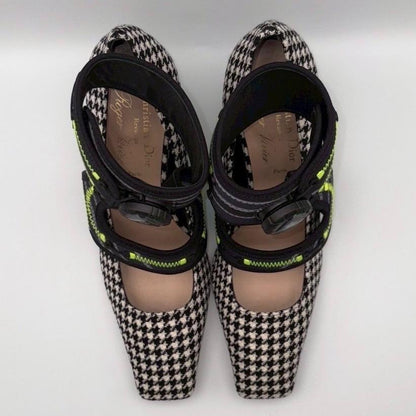 Christian Dior Shoes Pumps Heel Roger Vivier EU 36 US 6 Black White Authentic