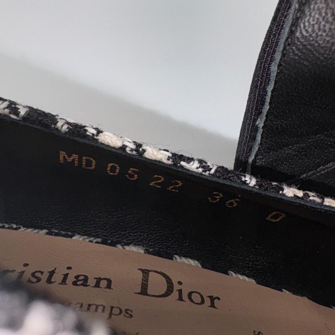 Christian Dior Shoes Pumps Heel Roger Vivier EU 36 US 6 Black White Authentic