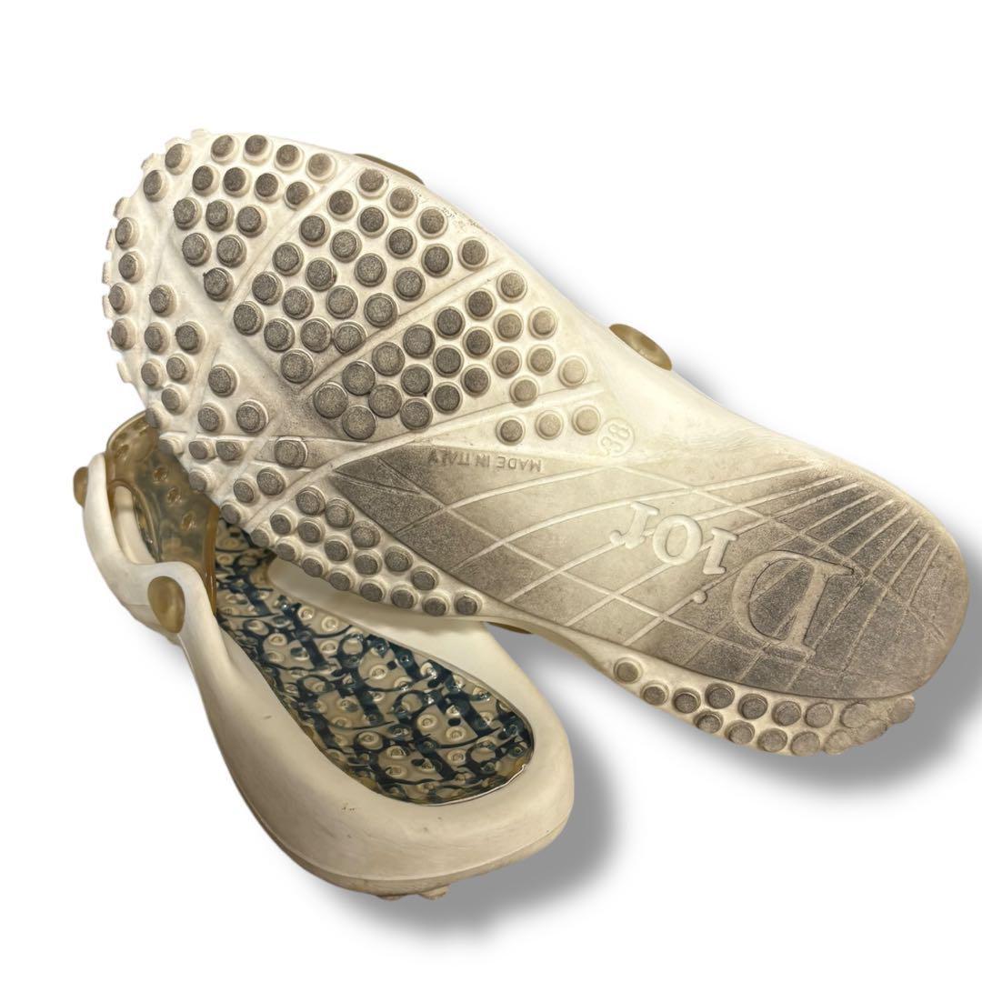 Christian Dior Sandals Shoes Trotter EU 38 US 8 Authentic