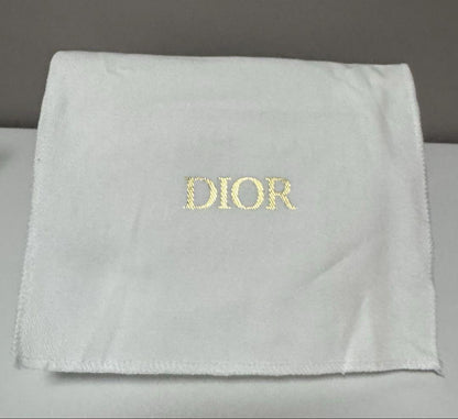 Christian Dior Tri-fold Wallet Compact Purse Saddle Pink Authentic