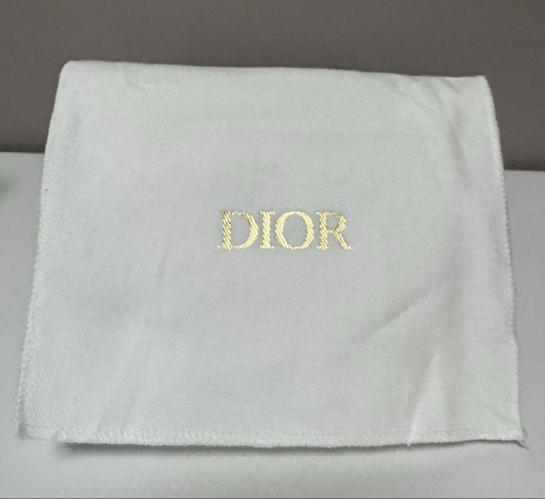 Christian Dior Tri-fold Wallet Compact Purse Saddle Pink Authentic