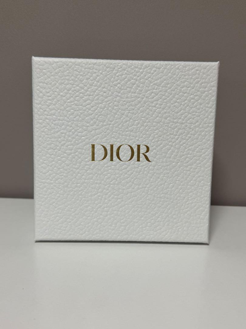 Christian Dior Tri-fold Wallet Compact Purse Saddle Pink Authentic