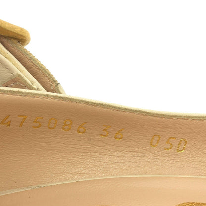 GUCCI Shoes Pumps Heel EU 36 US 6 Leather Authentic