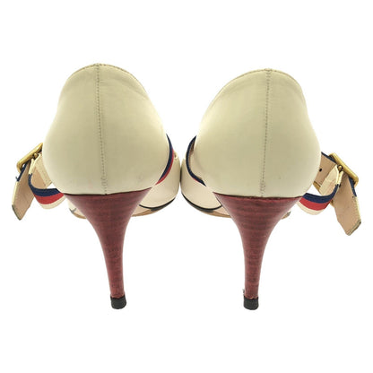 GUCCI Shoes Pumps Heel EU 36 US 6 Leather Authentic
