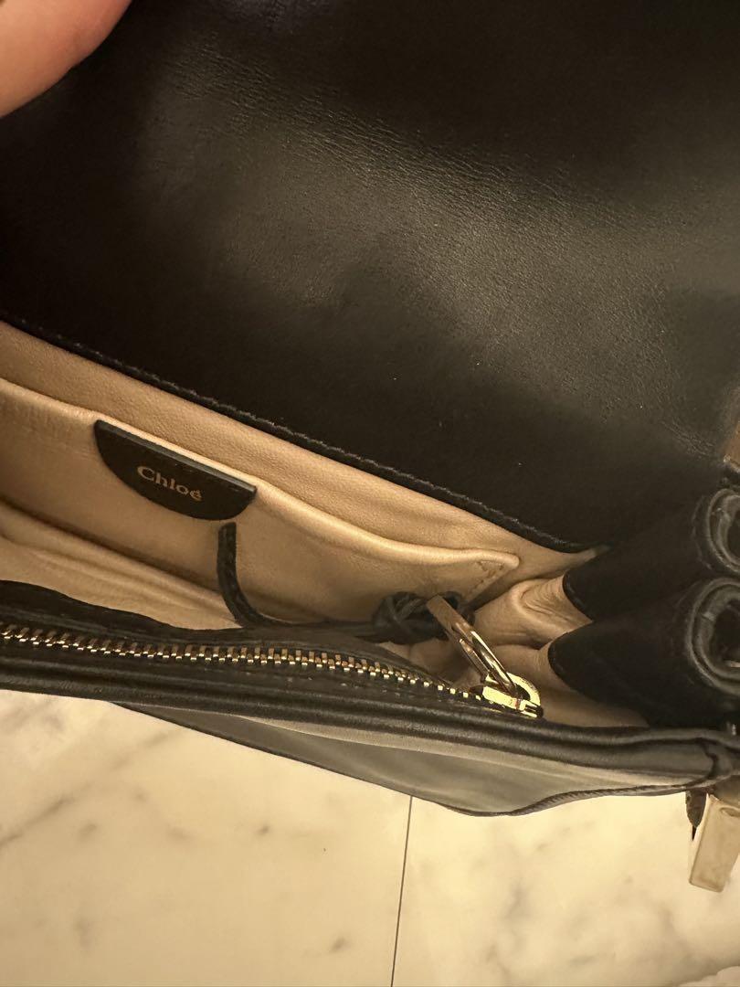 Chloe Mini Hand Bag Tote Purse Black Authentic