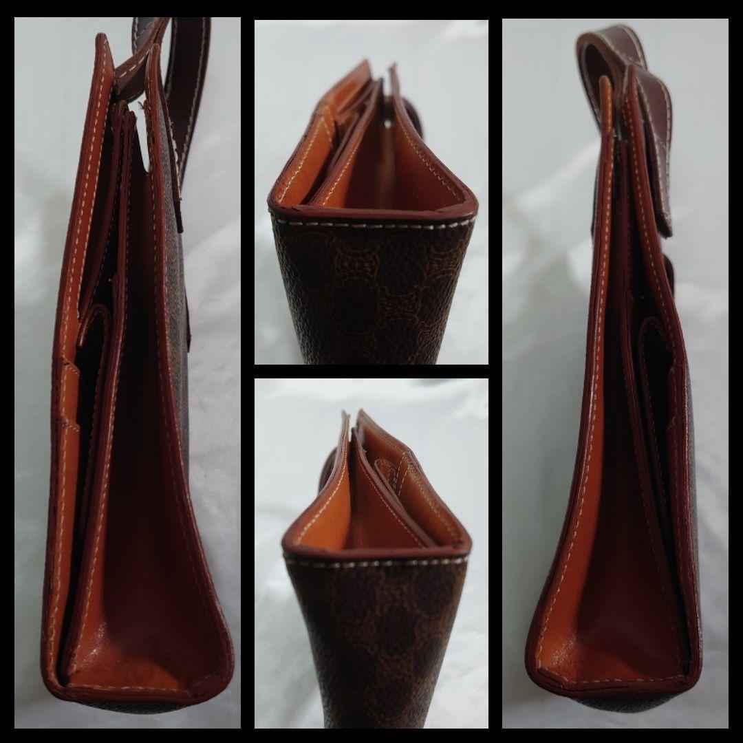 CELINE handbag Purse Macadam Brown Authentic Women's Used