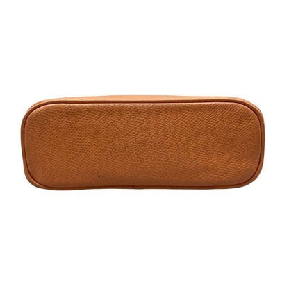 CELINE shoulder bag Purse Leather chain Orange Gold Women's Authentic Used