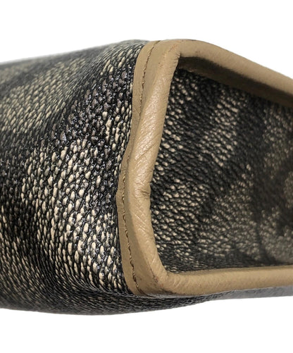 Saint Laurent Clutch Bag Second Bag YSL Cassandra PVC Beige Authentic