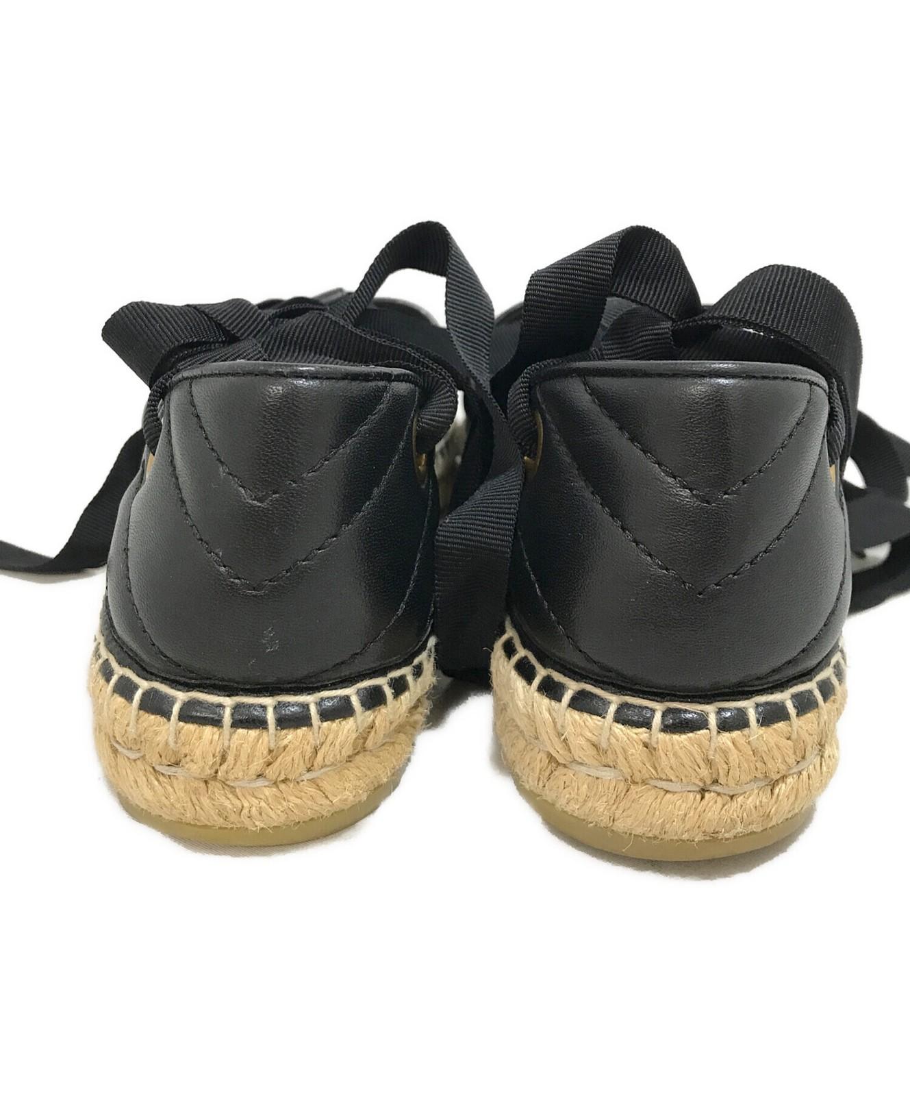 GUCCI Sandals Shoes GG EU 36 US 6 Beige Authentic