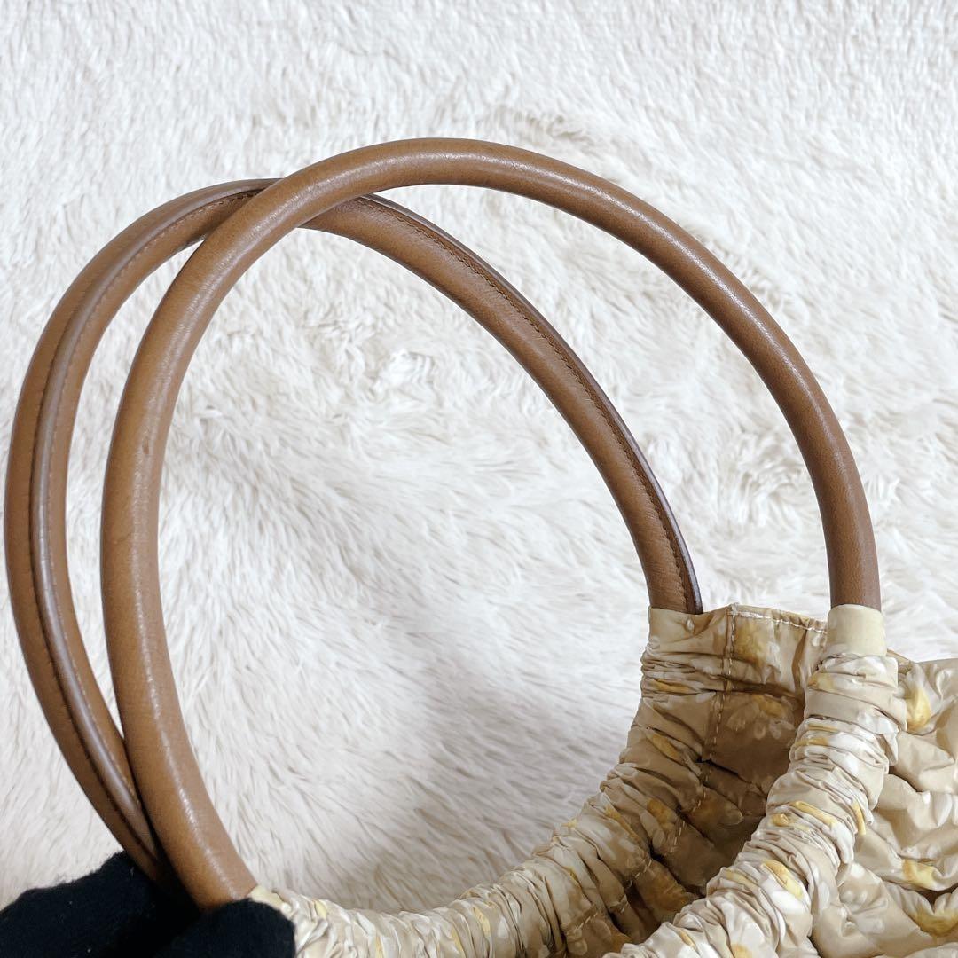 Red Valentino Hand Bag Tote Purse Flower Multicolor Authentic