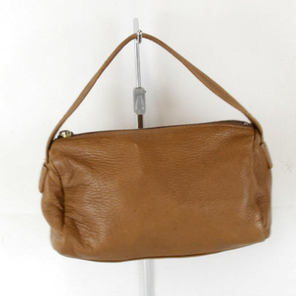 R.Valentino Hand Bag Tote Purse Leather Brown Authentic