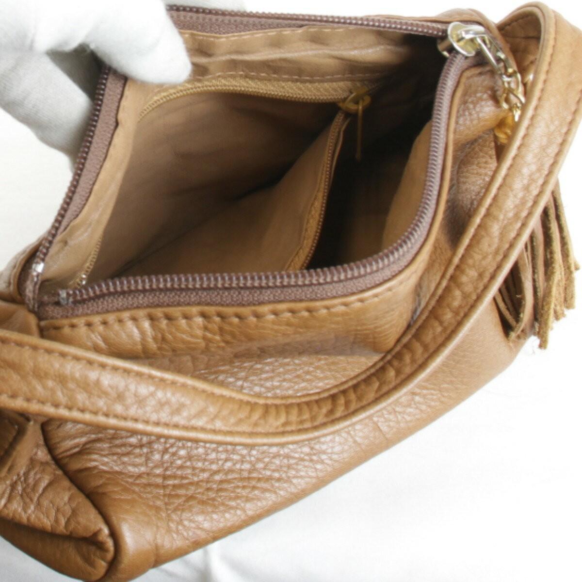 R.Valentino Hand Bag Tote Purse Leather Brown Authentic