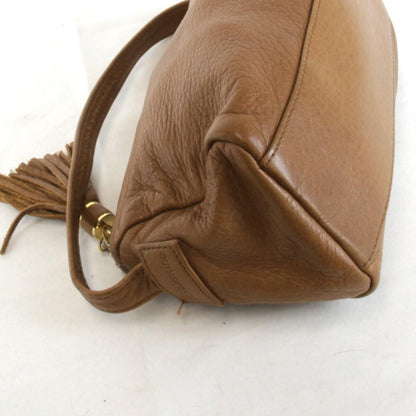 R.Valentino Hand Bag Tote Purse Leather Brown Authentic