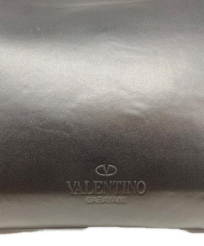 Valentino Garavani Clutch Bag Second Bag VLTN Studs Black Authentic