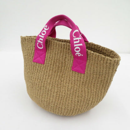 Chloe Mifuko Hand Bag Tote Purse Basket Bag Brown Authentic