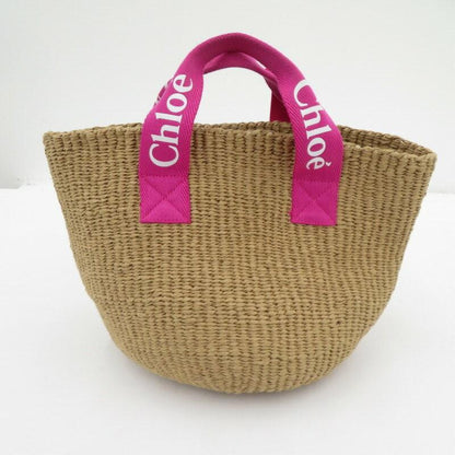 Chloe Mifuko Hand Bag Tote Purse Basket Bag Brown Authentic
