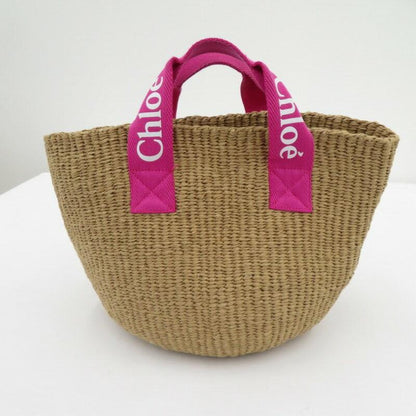 Chloe Mifuko Hand Bag Tote Purse Basket Bag Brown Authentic