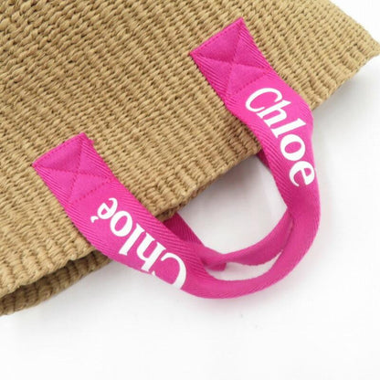 Chloe Mifuko Hand Bag Tote Purse Basket Bag Brown Authentic