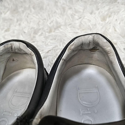 Dior homme Sneakers Shoes Low-Cut EU 41 US 8 Leather Black Authentic