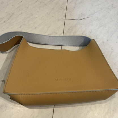 Alexander McQueen Hand Bag Tote Purse Leather Beige Authentic