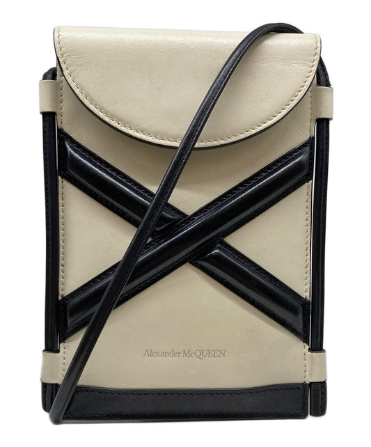 Alexander McQueen Shoulder Bag Purse White Authentic